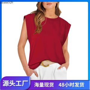 Top du printemps / été féminin 2024 Nouveau t-shirt Nouveau t-shirt Femmes à manches courtes