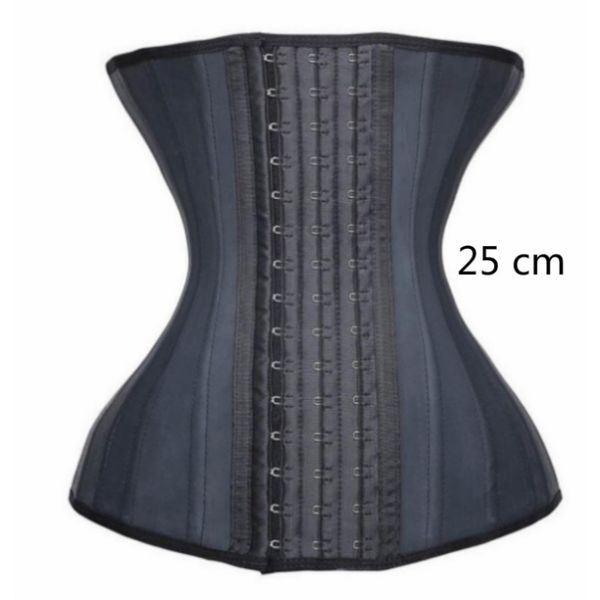 Corset d'entraînement de taille en latex désossé en acier pour femmes 25 corsets sous le buste et bustiers body shaper, plus la taille harnais bustier corselet J190701452