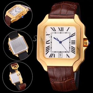 Appareil mobile automatique pour femmes 34MM/hommes 37.5MM montre aaa montre classique de créateur bracelet en cuir 904L/cadran tout en acier inoxydable montre étanche saphir montre de luxe