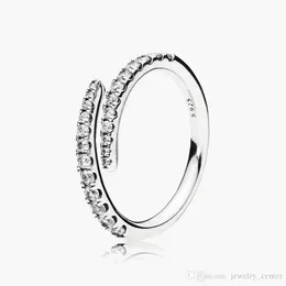 Ensembles de bagues de mariage en argent sterling 925 pour femmes avec zircon cubique et diamants pour style pandora