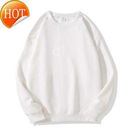 Al o Hoodies Sweatshirts voor dames Al Women Yoga-outfit Perfect oversized trui Losse crop-top met lange mouwen Fitness Workout Ronde hals BlouseRDB8