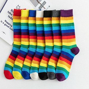 Sokken Hosiery Dames Enkel Rainbow Anklet Stripe Cosplay Nieuwigheid Fancy Leuke Fashion1