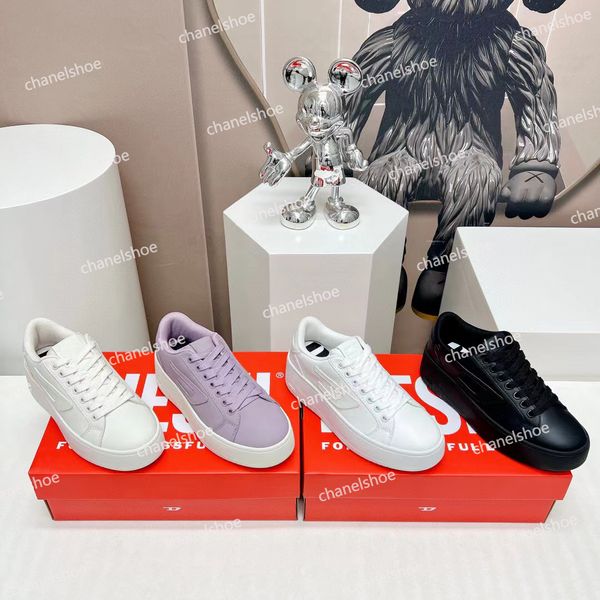 Femmes S-ATHENE BOLD X - Flatform Sneaker Designer D-Venus Platform Casual Small White Shoes Rubber Casouth