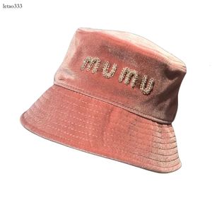 Chapeau seau Veet pour femmes, automne et hiver, lettres personnalisées brodées, couleur unie, protection solaire, chapeaux de pêcheur polyvalents de styliste