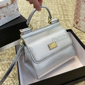 Sac pour femmes Sicile Small Dauphine Coue de veau concepteur de haute qualité Sac à bandoulière de sac à main de luxe