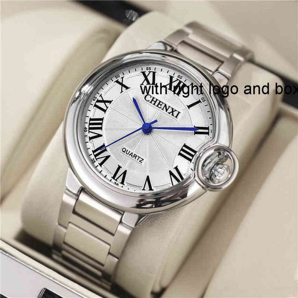 Ballon para mujer Mujeres de lujo Reloj de pulsera Bleu Hombres Nuevo Aguja azul Relojes de primeras marcas Temperamento Amantes a prueba de agua Par de tipo globo Cuarzo Amzz