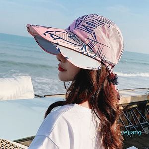 Chapeaux de crème solaire de voyage de voyage pour la plage pour femmes Travels Fashion Fashion Wild Sun Sun with Box
