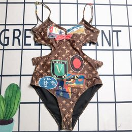 Dames Bikini Designers Classic Letter Print uit één stuk zwempakken Zomer vrouwen luxe mode sexy bikini