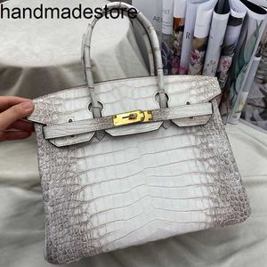 BK BK Platinum Sac Crocodile Handsbag Luxury 25 Belly Hand Cous Ligne de cire 30 marée