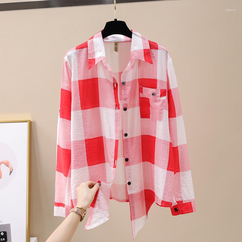 Women's Blouses 2023 Spring Summer Chic Character Blouse Long Sleeve Top Vintage Alphabet Print Shirt Cardigan SL32