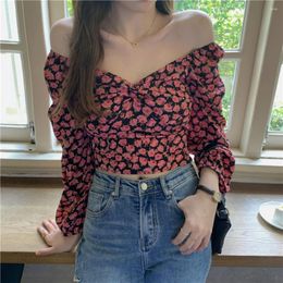 Chemisiers pour femmes Chic Lady Summer Top One Size Knot Crop Low-cut Backless Garment