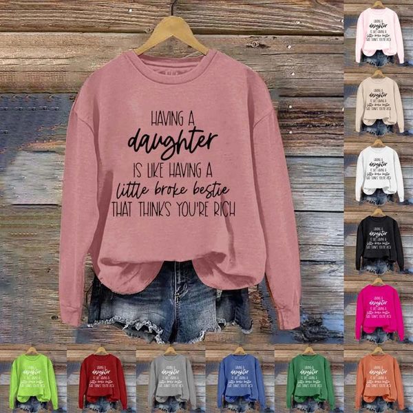 Blouses pour femmes Mode Casual Lettre Sweat à capuche Femmes Junior Outfit Ajusté Pull Pull Baseball