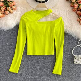 Women's Blouses Fashion Skinny Blusas Juveniles Mujer Verde lange mouw Bloused For Women 2023 Elegante chique korte vrouw t shirts drop