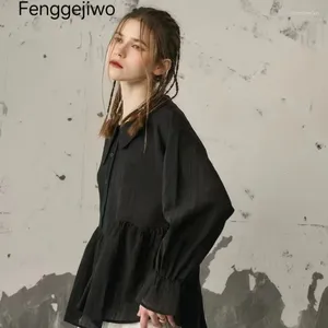 Blouses pour femmes Fenggejiwo Casual Shirt à la mode et personnalisé une taille ajuste tous