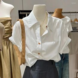 Blouses pour femmes fines élégantes pour femmes vêtements de Style coréen 2023 solide été haut ample offre de vêtements pour femmes