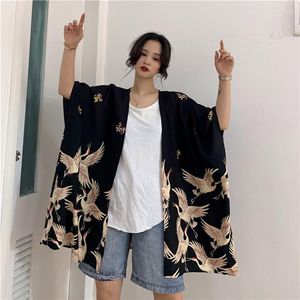 Chemisiers pour femmes Kimono Cardigan Tunique Oversize Femmes Tops Et Été 2023 Dames Femme Japonais Boho Vêtements 001