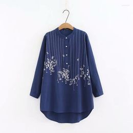 Blouses voor dames Kimono Cardigan vrouwen geborduurd shirt Japanse outfits streetwear Chinese dames top zomertoppen voor 2023 ff1850