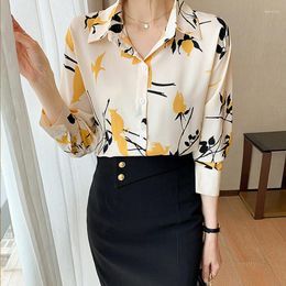 Blusas de Mujer, blusas coreanas para trabajo de oficina o camisas, Camisa de manga larga para Mujer, Camisa elegante para Mujer, ropa femenina, ropa de calle