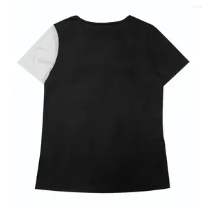 Damesblouses Lichtgewicht dames-T-shirt Etnische stijl Bloemenprint Zomer T-shirtcollectie O-hals Korte mouw Tops Henley V-hals