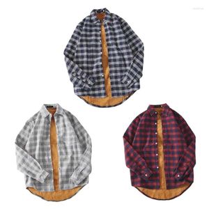 Chemisiers pour femmes et hommes, chemise en flanelle doublée Sherpas, manches longues, boutonnée, plaid polaire, livraison directe