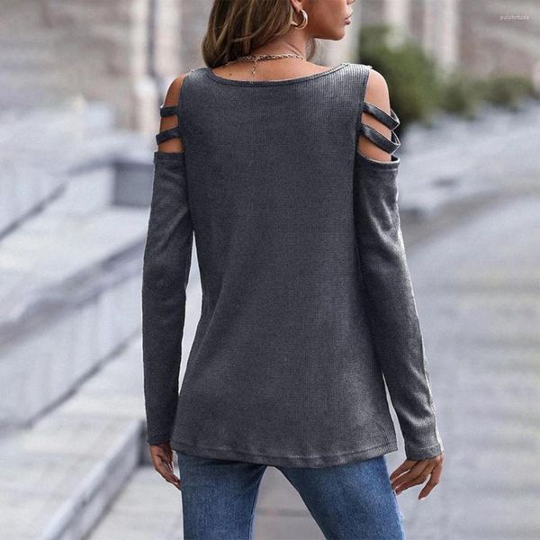 Blusas de mujer Blusa con cremallera calada Mujer Otoño Invierno Vestir