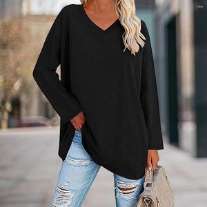 Damesblouses Pulloverblouse Trendy Elastisch Halflang Eenvoudig Casual Pure kleur Dames Top Jumper Street chic Herfst