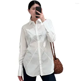 Women's Blouses Pure katoenen wit shirt topkwaliteit blusa blanca para mujeres elegantes