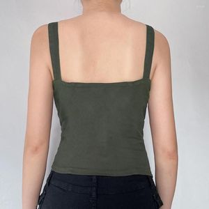 Women's Blouses Sexy Vest Stijlvol veelzijdige Backless Summer Simple Sling Cargo Top Streetwear Camisole