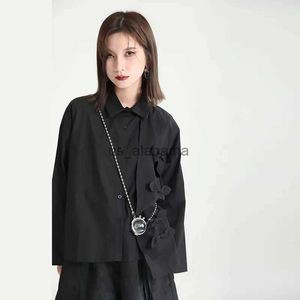 Chemises de chemisiers pour femmes 2022 Vêtements d'automne Nouveau Yamamoto Dark Sweet Cool Small Bow Écorporé