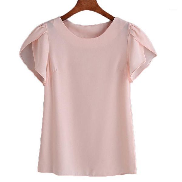 Blusas para mujer, camisas 2022, ropa para mujer, blusa de gasa, encaje de ganchillo, blusas coreanas para mujer, blusas, camisa rosa de talla grande 2XL