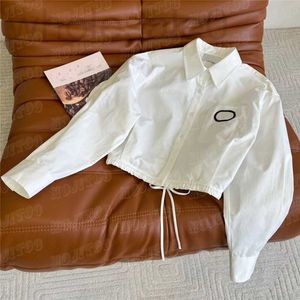 Blouses pour femmes Chemises de créateurs T-shirts courts pour femmes Designer T-shirt blanc brodé Mince Tops respirants M0ID