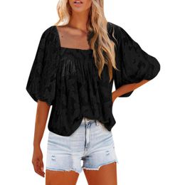 Blouses Shirts Et Chemises voor dames zomer 2022 dames mode bloemenprint dames tops tuniek shirt blusas femininas elegantes blouse dames