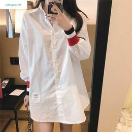 Blouzen voor damesoverhemden Spring Women Losse shirt met lange mouwen mode tops blouse Koreaanse vintage stijl Harajuku Goth retro kleding vrijetijd 220923