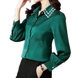 Damesblouses Shirts Vintage Borduurmode Vrouw 2023 Elegante Dame Stijl Basic Tops Blusasyolq