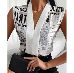 Blouses voor vrouwen shirts vrouwen zomer mode vrouwelijke top ondiepte vaper print v nek lange mager casual casual