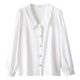 Blusas de Mujer Camisas Tops de Mujer y Kimono Ropa de Mujer Blusas Mujer Top Haut Femme Primavera Otoño Tunika Camisas White ShirtWomen