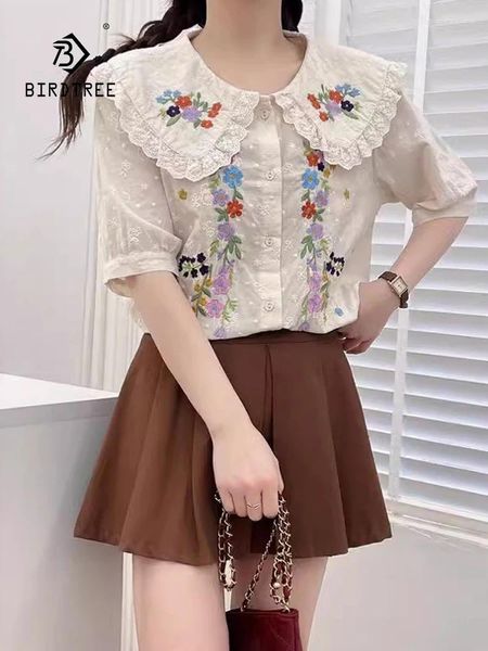 Blouses pour femmes Spring Cotton Shirty