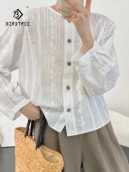 Blouses pour femmes Spring Cotton Shirty