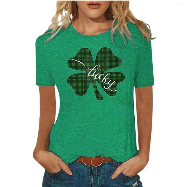 Blusas de mujer Blusa del día de San Patricio Moda coreana Mujer y tops Sexy Vintage Tallas grandes Ropa Femme