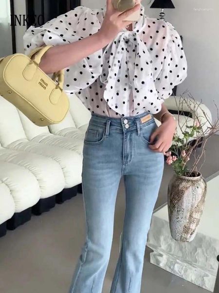 Blouses pour femmes Streetwear à pois