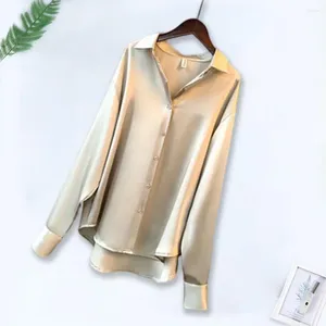 Chemisiers pour femmes chemise de bureau élégante S-3XL haut pour femme boutons patte été Protection solaire Streetwear