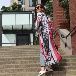 Blusas de mujer Verano Mujer Blusa de gasa Estampado floral Kimono Beach Lace Up Cardigan Tops Cubierta Wrap Sun Shirt Blusas largas