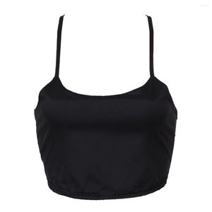 Damesblouses Thefound Mode Sexy Dames Off Shoulder Bralet Strappy Tank Vest Mouwloos Shirt Zomer Casual Blouse Crop Tops