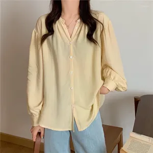 Vrouwen Blouses Groothandel 2024 Lente Zomer Herfst Mode Casual Dames Werk Vrouwen Blouse Vrouw Overshirt Vrouwelijke OL BAt957M