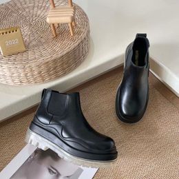Últimas botas de mujer de cuero cristal al aire libre Martin tobillo moda antideslizante plataforma Boots001