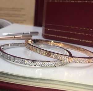 Damesarmband Gouden Torque-armband Dubbele rij Diamant Luxe sieraden Verborgen set Bedelarmband Ambachtelijke hoge lichtbestendigheid armbandontwerper voor dames luxe