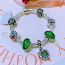 Pdora – bracelet de marque en argent 925 pour femmes, ensemble de bracelets avec technologie d'incrustation de haute qualité, bracelet de tempérament à la mode