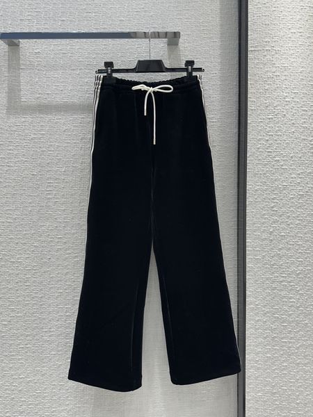 Pantalones del mismo estilo de marca para mujer, pantalones de lujo de diseñador de moda para primavera y verano, 0121-2, 2024