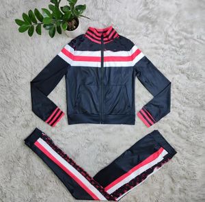 Damesmerk Trainingspakken Zipper Track Suit Hoodie en broek Oversized Sportswear Twee stukken Set