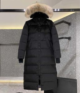 Doudoune canadienne Parker pour femme, veste d'hiver longue au dessus du genou, à capuche, manteau épais et chaud pour femme
